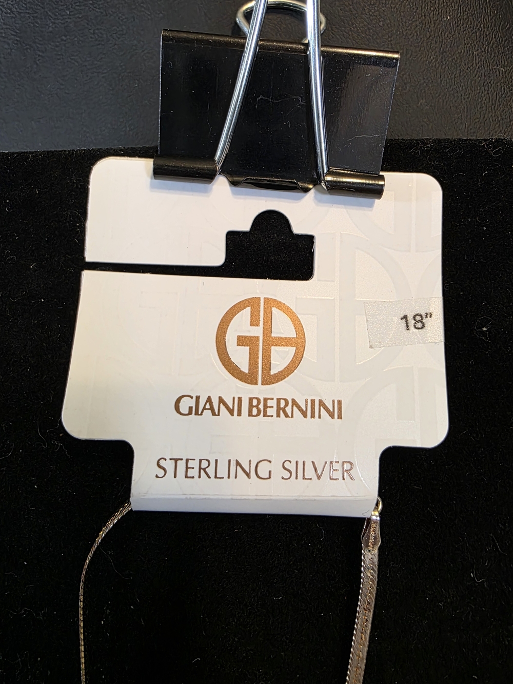 #315 Giani Bernini Rose Gold Snake Chain Necklace - Picture 2 of 3